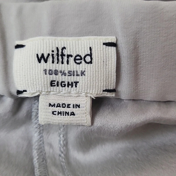 WILFRED EIGHT SILK Pants 8 - Picture 6 of 6